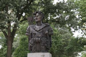 Photo of  Native American figurehead, Tecumseh